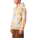 Obey mini bold recycled tie dye hoodie toffee multi zijkant lifestyle