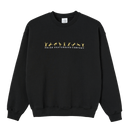 Polar Cartwheel Crewneck Black voorkant product