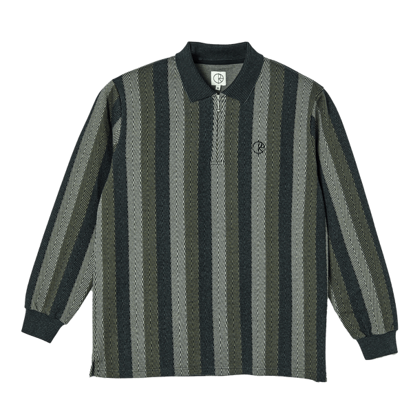 Polar Jacques Longlseeve Polo Shirt Khaki voorkant product
