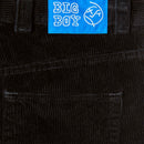 Polar skate co Big Boy baggy Corduroy zwarte broek achterkant close-up Revert95.com