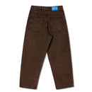 Polar skate co Polar Big Boy Jeans Brown Black achterkant Revert95.com