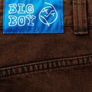 Polar skate co Polar Big Boy Jeans Brown Black achterkant close-up Revert95.com