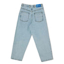 Polar skate co Polar Big Boy Jeans Light Blue achterkant Revert95.com