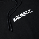 Polar World Domination Hoodie Black voorkant close-up