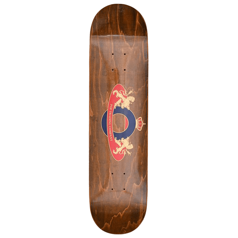 Pop Trading Company Pop Royal O Skateboard achterkant