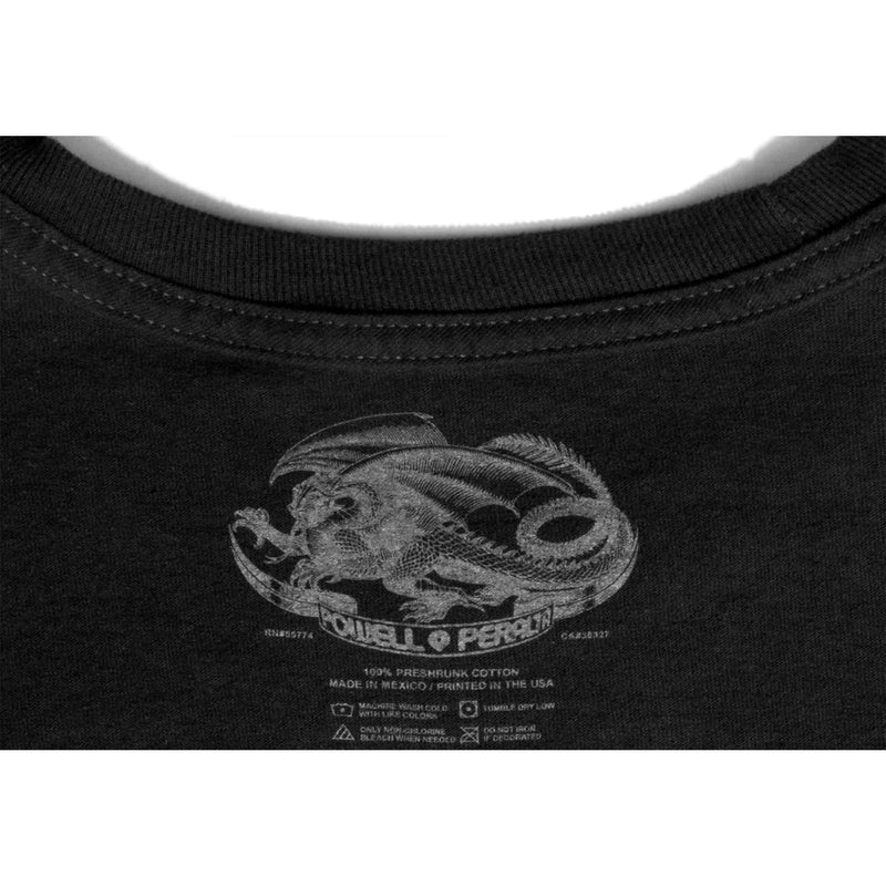 Powell Peralta Ripper T-shirt zwart voorkant close-up Revert95.com