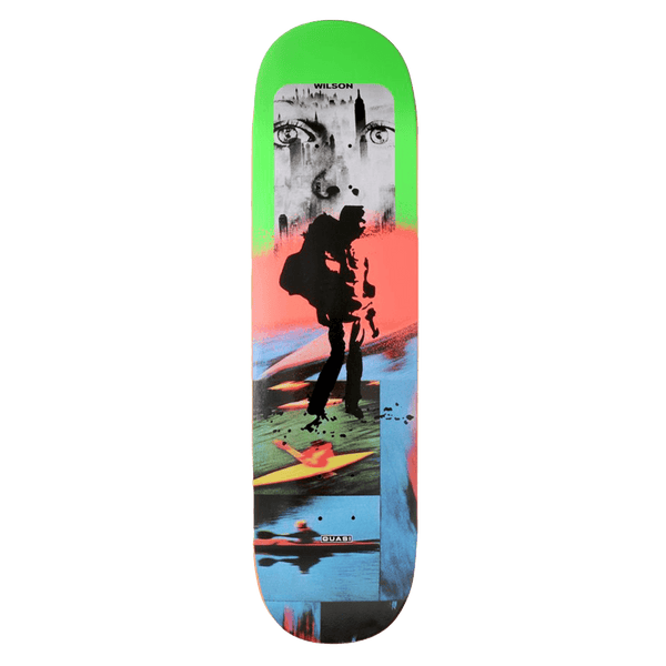 Quasi Skateboards Wilson urbex skateboard deck 8,,5” achterkant Revert95.com