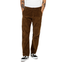 Reell Denim Regular Flex Chino Corduroy Bruin voorkant Revert95.com