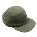 Rumble Reflective RSS logo 5 Panel cap zijkant groen