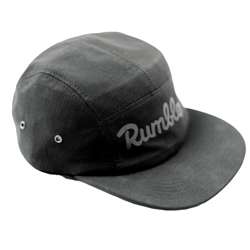 Rumble Reflective String logo 5 Panel cap zijkant