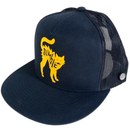 Rumble Cat Trucker Cap Navy Blue voorkant