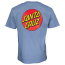 Santa cruz classic dot T-shirt achterkant product washed navy