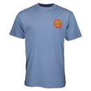 Santa cruz classic dot T-shirt voorkant product washed navy