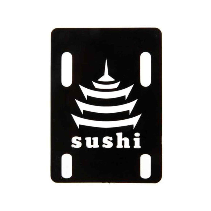 Sushi Skateboard onderdelen riser pads 1/8 inch zwart Revert95.com