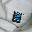Revert 95 Checkerboard Box Logo Hoodie Bone
