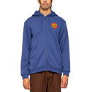 Classic Dot Zip Hood Navy Blue