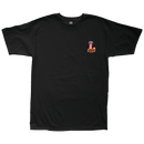 Loser Machine Free Hand SS T-Shirt in Black