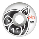 Pig wheels PPig Head Natural Wheels 52mm skateboard wielen Revert95.com