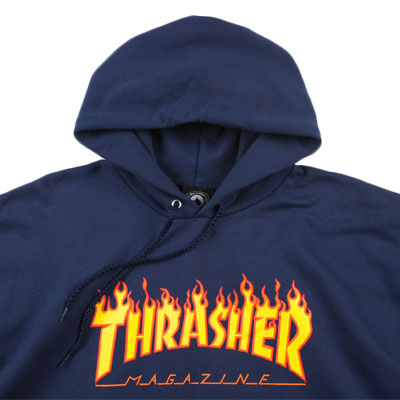 Flame Hooded Sweat navy