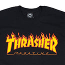 Thrasher Flame Tee Black