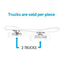 Thunder skateboard trucks worden apart verkocht, je hebt 2 skateboard trucks nodig om een skateboard setup te maken