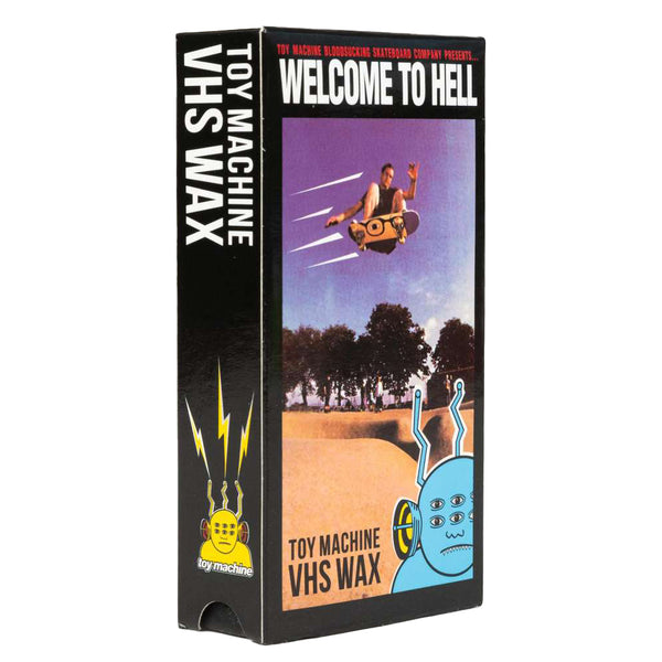 Bestel de Toy Machine Wax VHS Welcome To Hell veilig, gemakkelijk en snel bij Revert 95. Check onze website voor de gehele Toy Machine collectie, of kom gezellig langs bij onze winkel in Haarlem.